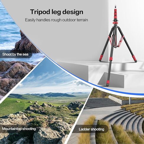 FreeSea MT-02S Aluminum Photography Tripod, Outdoor Portable Light Stand | Studio Sturdy Tripod for Speedlite Flash Softbox Strobe Light Camera with Carrying Bag in Saudi Arabia