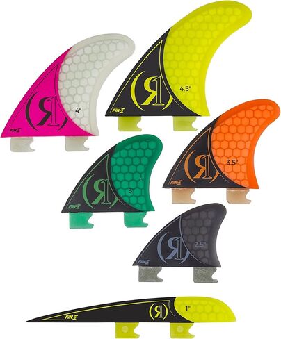 Ronix 1" - Fin-S 2.0 Tool-Less Fiberglass - Center Surf Fin - Black (2019) in Saudi Arabia