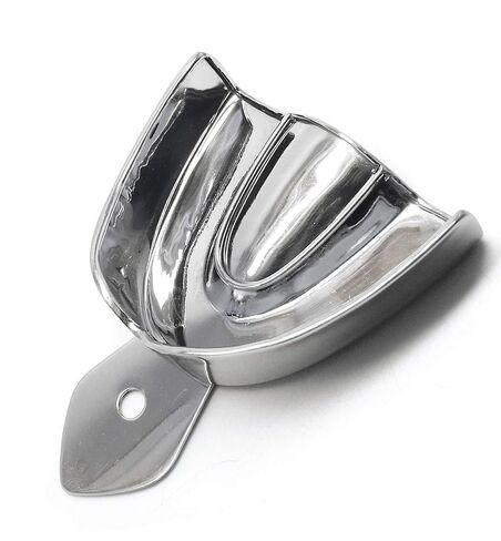SURGICAL ONLINE Dental Impression Tray Set - Pedo, Stainless Steel, Set of 6, Autoclavable, Non-Slip Grip for Precision in Dentistry in Saudi Arabia