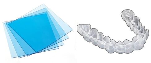 Pro Form 0.040"Soft Eva Tray Material 5" X 5" - 12/PK - Used in Dental Laboratory in Kuwait