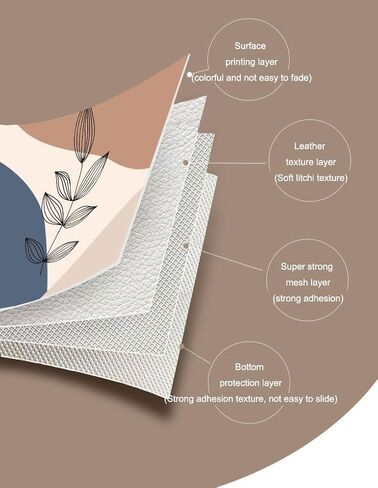 Waterproof PU Leather Round Table Pad - Large 100cm (39in) Dining & Coffee Table Protector Mat, Easy to Clean, Stylish Home Decor, Durable & Functional in Kuwait