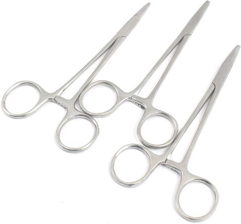 3 PCS الفولاذ المقاوم للصدأ Webster Needle حامل 5.5 "نقطة ناعمة فكي سلس أدوات طب الأسنان البيطرية A+ جودة in Saudi Arabia