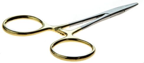 SE 5" Webster Needle Holder with Large Finger Holes, Half Gold Color - 657GB-ST in Saudi Arabia