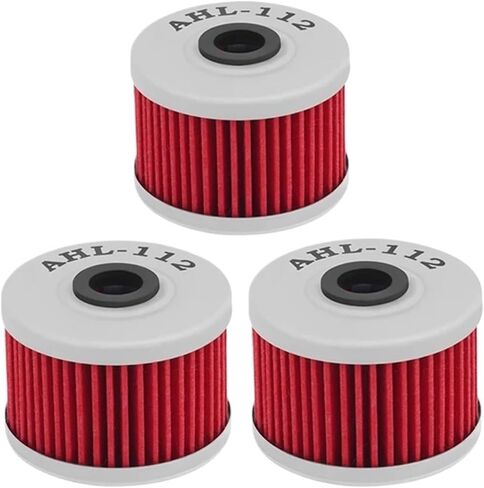 1/2/3/4Pcs Motorcycle Parts Oil Filter For XL600 XR600 FMX650 FX650 NX650 SLR650 XR650L GB500 XR400 XLX350 15410-KYJ-901(2pcs) in Saudi Arabia