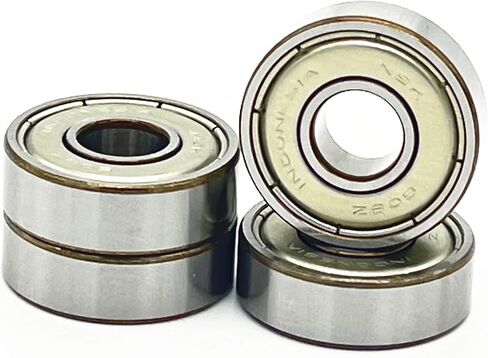 Bearing 608ZZ 608DDU High Speed Ball Bearing ABEC-9 8x22x7 mm Roller Skates Bearing 3D Printer Bearing 608(Gold) in Saudi Arabia