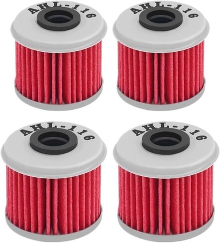 4pcs مرشحات زيت المحرك لـ CRF250R CRF250X CRF450R CRF450X CRF150R TRX450R TRX450R CRF 150 250 450 R X CRF250 CRF450 (2PCS) in Saudi Arabia