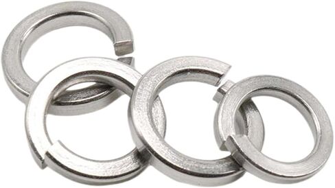 1-50pcs M2-M24 Stainless Steel Round Spring Washers for Mechanical Equipment, Home Appliances(M3) in Saudi Arabia