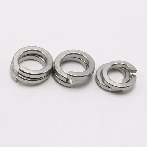 1-50pcs M2-M24 Stainless Steel Round Spring Washers for Mechanical Equipment, Home Appliances(M3) in Saudi Arabia