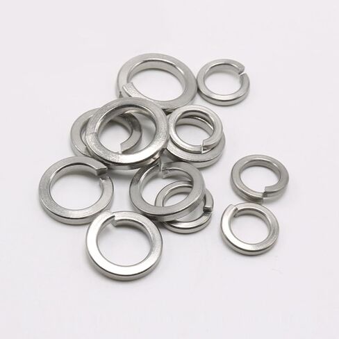 1-50pcs M2-M24 Stainless Steel Round Spring Washers for Mechanical Equipment, Home Appliances(M3) in Saudi Arabia