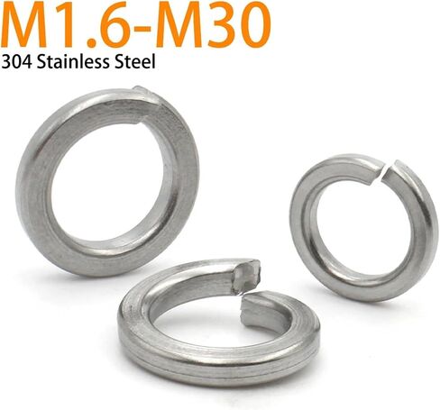 5/10/20/10pcs m1.6 m2 m2.5 m3 m5 m5 m6 m8 m10 m12 m16 m24 m27 m30 spring split lock gasket (m4) in Saudi Arabia
