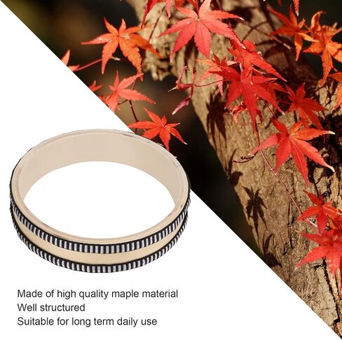 طبول طبل المحيط شفاف Maple Wave Bead Drums الإيقاع الموسيقي المثالي للأطفال لتطوير الإمكانات الموسيقية مع مواد القيقب وحوالي 15 in Kuwait