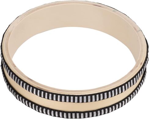 طبول طبل المحيط شفاف Maple Wave Bead Drums الإيقاع الموسيقي المثالي للأطفال لتطوير الإمكانات الموسيقية مع مواد القيقب وحوالي 15 in Kuwait