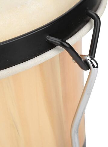 Alomejor African Drum Wood Wood Sheeptin Drum صوت كامل من السهل العزف على الآلة الموسيقية in Kuwait