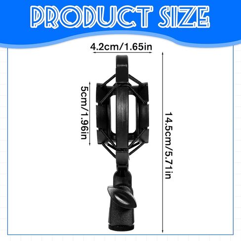 MIC Hound Mount Contenser Mic Microphone Mount Mount Anti Vibration MICS Universal MICs حامل لميكروفون in Kuwait