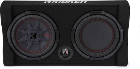 Kicker Comp RT 10 inch 48trtp102 حزمة حزمة إطلاق النار رقيقة مع 47Key5001 ، Bass Knob & amp install kit bundle in Saudi Arabia
