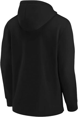 Icon Sports Boy's Real Madrid Pullover Hoodie, Black Logo Print on Black, Youth Sizes Sweatshirt in Saudi Arabia