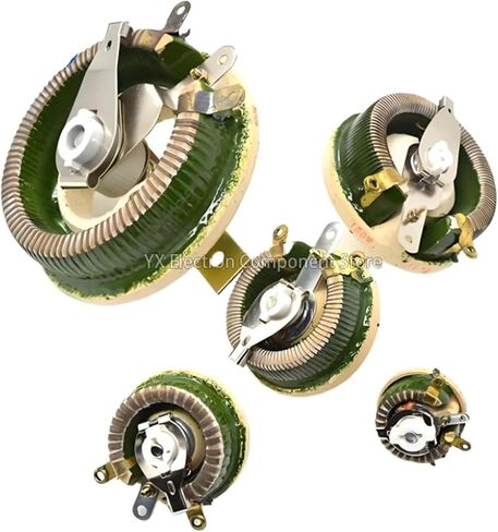 1PCS BC1 High Power Rheostat 25W 50W 100W 200W 300W 500W ROTARY FARIENTINE DIRCER DISC RHEOSTAT (200W 10 OHM 106X54MM) in Saudi Arabia