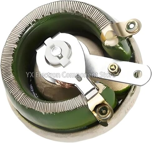1PCS BC1 High Power Rheostat 25W 50W 100W 200W 300W 500W ROTARY FARIENTINE DIRCER DISC RHEOSTAT (200W 10 OHM 106X54MM) in Saudi Arabia