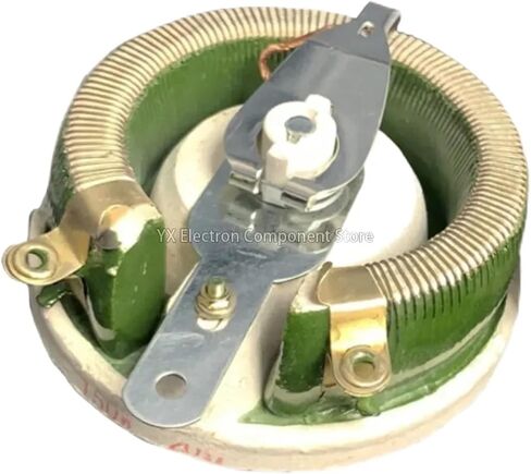 1PCS BC1 High Power Rheostat 25W 50W 100W 200W 300W 500W ROTARY FARIENTINE DIRCER DISC RHEOSTAT (200W 10 OHM 106X54MM) in Saudi Arabia