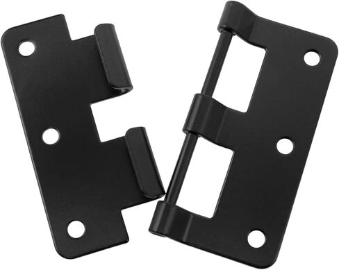 3.03x 2.64 Inch Black Lift Off Hinge Flag Hinge Flight Case Hardware Detachable Hinges for Flight Cases 2PCS in Saudi Arabia
