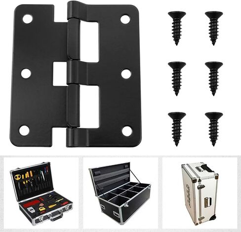 3.03x 2.64 Inch Black Lift Off Hinge Flag Hinge Flight Case Hardware Detachable Hinges for Flight Cases 2PCS in Saudi Arabia