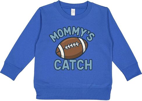inktastic Mommy's Catch Cute Football Baby Toddler Sweatshirt in Saudi Arabia