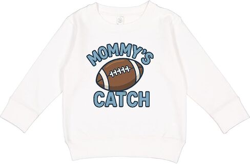 inktastic Mommy's Catch Cute Football Baby Toddler Sweatshirt in Saudi Arabia