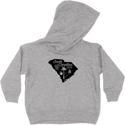 State Shape South Carolina Kids Hoodie Sweatshirt Toddler in Saudi Arabia