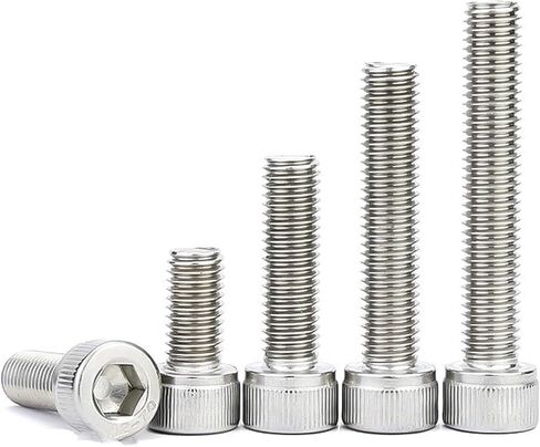 M1.4/1.6/2/22.5/3/4/5/6/8/10 304 DIN912 Hex Hex Socket Cap Allen Bolt Screw L = 3-80mm (10mm ، M8x2pcs) in Saudi Arabia