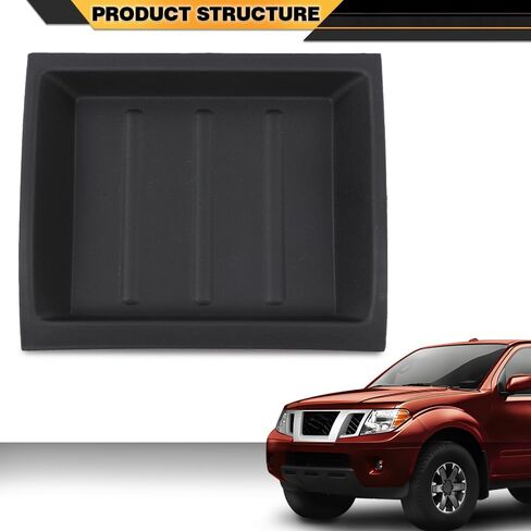 Upper Dash Bezel Storage Box Gary Compatible with Nissan Xterra 2005-2013/Fit Nissan Pathfinder 2005-2012/Fit Nissan Frontier 2005-2017/Without Silver Trim&6-Cd Changer&Premium Audio in Saudi Arabia