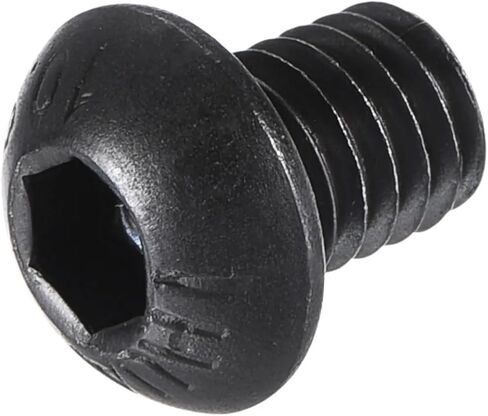 10-100pcs M6 Hex Socket Button Head Cap Bolts Screws 8/10/12/14/16/18/20/25/30/35/50/55mm Alloy Steel(M6x35mm 50pcs) in Saudi Arabia
