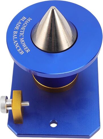 BALANCER BLADE MOUNT BALANCER 339075B 42-047 سبيكة الألومنيوم الثقيلة مع 8 N52 مغناطيس لشفرات جزازة تصل إلى 1-1/2 بوصة (الأزرق) in Saudi Arabia