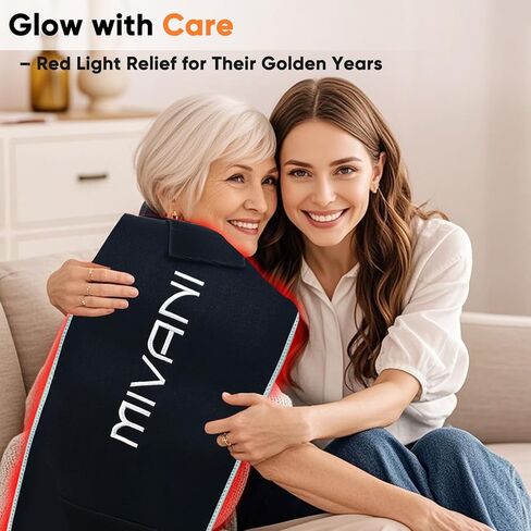 حزام العلاج بالضوء الأحمر بالأشعة تحت الحمراء للجسم - وسادة تسخين 660 نانومتر/850 نانومتر ، حصيرة دعم العضلات في الركبة المحمولة مع النبض التلقائي و 10 هرتز/40 هرتز ، جهاز علاج ضوء LED لمكتب منزل in Kuwait