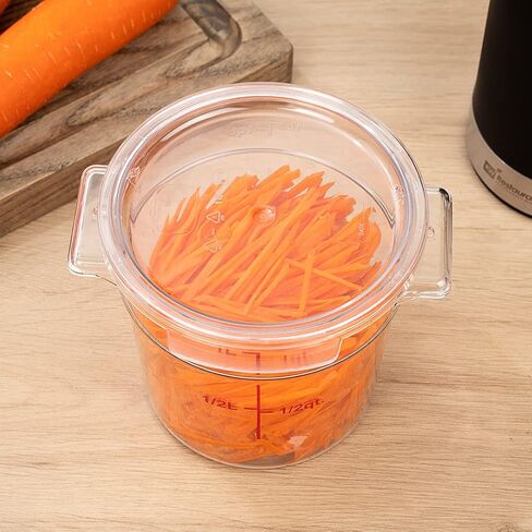 مطعم LID LID فقط: Met Lux Food Contorage LID ، غطاء حاويات راقص واحد - حاويات تباع بشكل منفصل ، مع مؤشر التاريخ ، غطاء بلاستيكي واضح ، قابلة للغسل ، قابلة للتجميد in Saudi Arabia