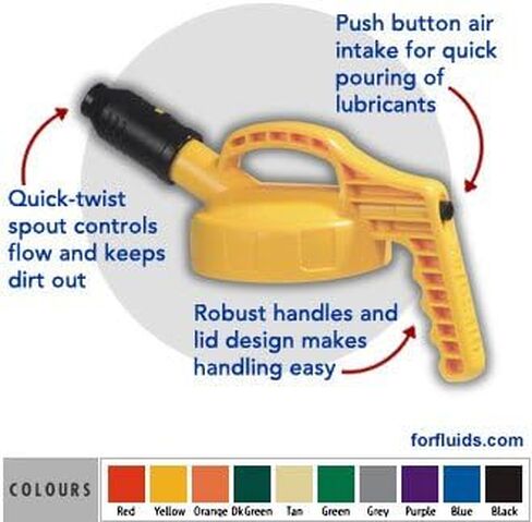 OilSafe 100502 Blue Stumpy Spout Lid in Kuwait