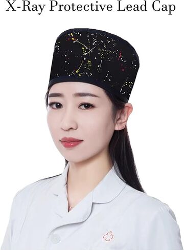 X-ray Protective Lead Cap Head Shield, Radiation Protection Lead Hat for Dental and Pet Clinics, Unisex(Black,0.5mmpb) in Saudi Arabia