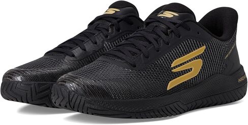 SKECHERS Men's Pickleball Viper Court Pro 2.0 Sneaker, Black/Hot Pink, 8 in Kuwait