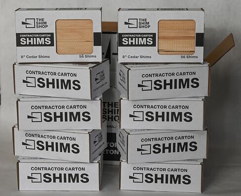 Cedar Wood Shims, 560 Count Bulk Contractor case, 100% kiln Dried 8" Cedar shims in Saudi Arabia
