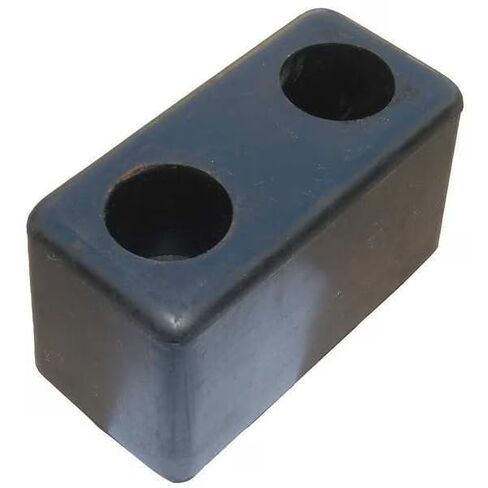 6 in. x 3-1/2 in. x 3-1/2 in. Rubber Dock/Body Bumper, Mfr: 22NT82-A in Kuwait