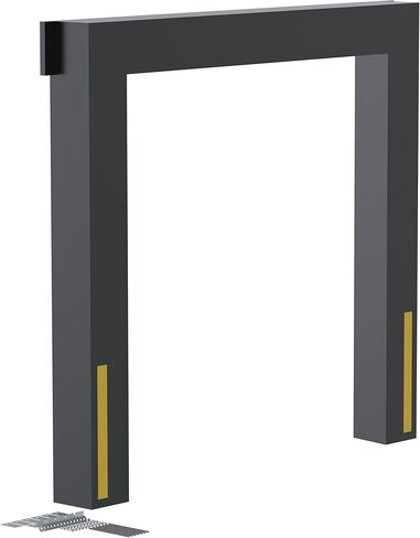 Vestil D-150-12 Vinyl Dock Seal 12 In. 8 Ft. x 8 Ft. Black in Saudi Arabia
