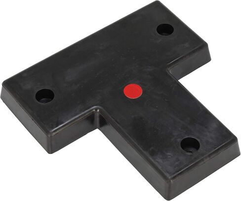 Vestil T-22 Rubber Equivalty على شكل T مصد مصبوب 3 بوصة. × 22 بوصة. × 22 بوصة. أسود in Saudi Arabia