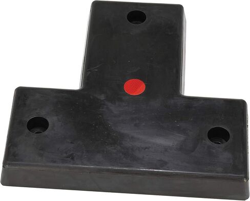 Vestil T-22 Rubber Equivalty على شكل T مصد مصبوب 3 بوصة. × 22 بوصة. × 22 بوصة. أسود in Saudi Arabia