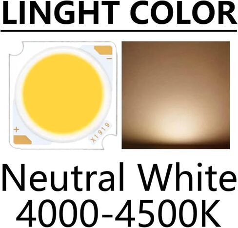 10pcs 12W 15W 18W 20W 24W 30W 36W Bridgelux LED Chip Cold White 6000K Matrix Matrix لـ DIY Sotflight Downlight (4000K ، 12W DC36-39V) in Saudi Arabia