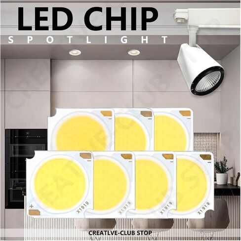 10pcs 12W 15W 18W 20W 24W 30W 36W Bridgelux LED Chip Cold White 6000K Matrix Matrix لـ DIY Sotflight Downlight (4000K ، 12W DC36-39V) in Saudi Arabia