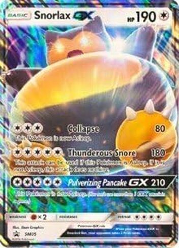 Snorlax GX - SM05 - Promo - SM Black Star Promo in Saudi Arabia