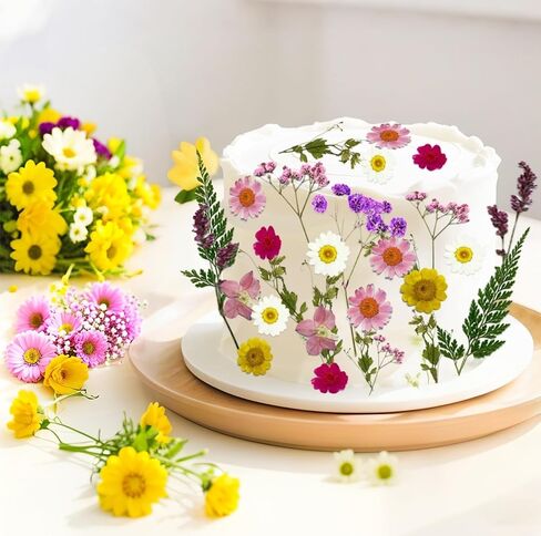 60 Pcs Flower Birthday Cupcake Toppers Wildflower Cupcake Toppers for Bridal Shower Women Garden Floral Fairy Party Decor 2025 Graduation Prom Party Cake Decorations in Saudi Arabia
