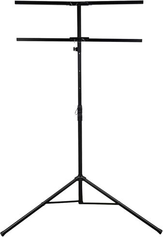 Rockville RVLS-F1 12FT Folding Lighting Tree Stand For 8 Lights, 110LB Capacity, 48" Foldable Lighting Mount Bar, Adjustable Height 95-142", Includes Mounting Hardware, for DJs and Events in Saudi Arabia