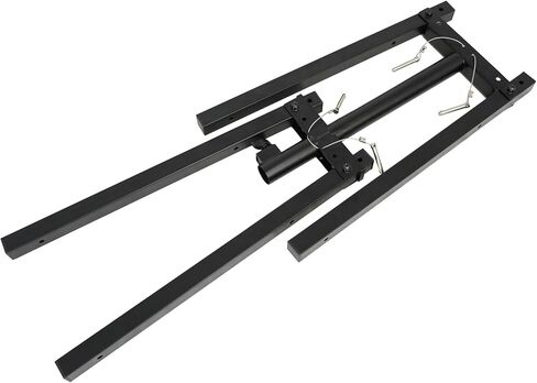 Rockville RVLS-F1 12FT Folding Lighting Tree Stand For 8 Lights, 110LB Capacity, 48" Foldable Lighting Mount Bar, Adjustable Height 95-142", Includes Mounting Hardware, for DJs and Events in Saudi Arabia