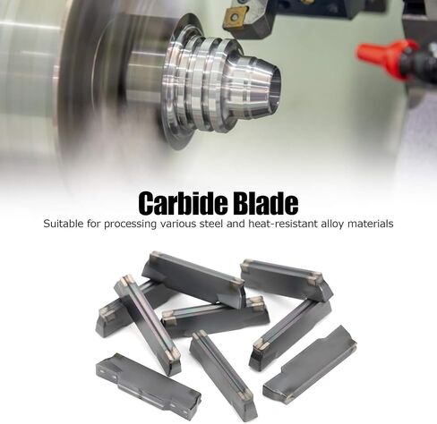 إدراج كربيد ، 10pcs مخرطة CNC إدراج حزن قطع الأداة تحول مخرطة CNC مخرطة إدراج أداة قطع كربيد الصلبة القابلة للشفرة mgmn300 - m lda in Saudi Arabia