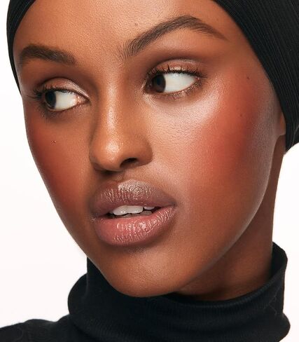 MAKE Beauty Heat Stroke Cream Blush Stick for Cheeks with Natural Hydrating Dewy Finish. Creamy Gel Blush Balm - Shade Slush, Violet Purple Cheek Tint in Kuwait